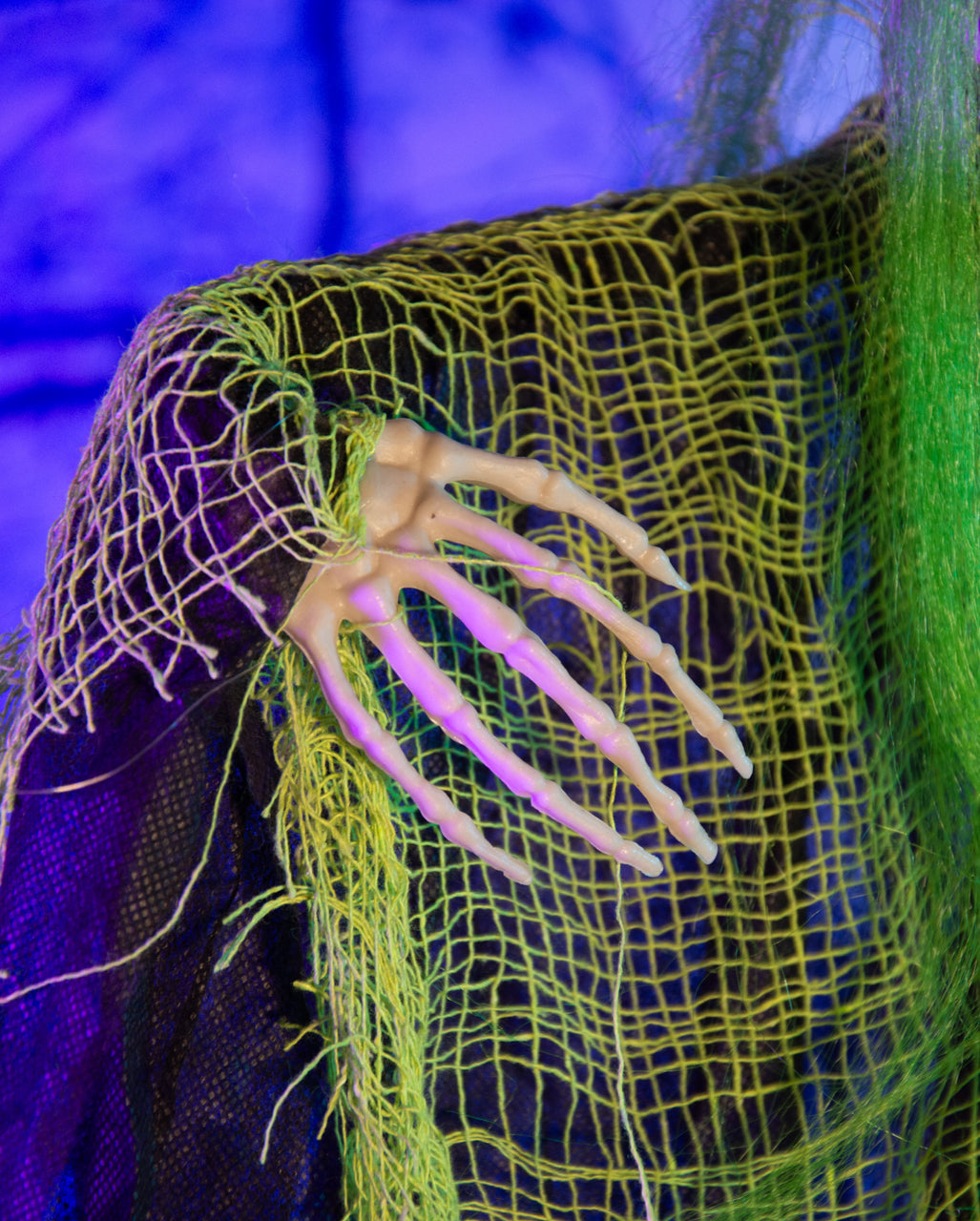 Fetzengeist mit Neongrünen Haaren 110cm