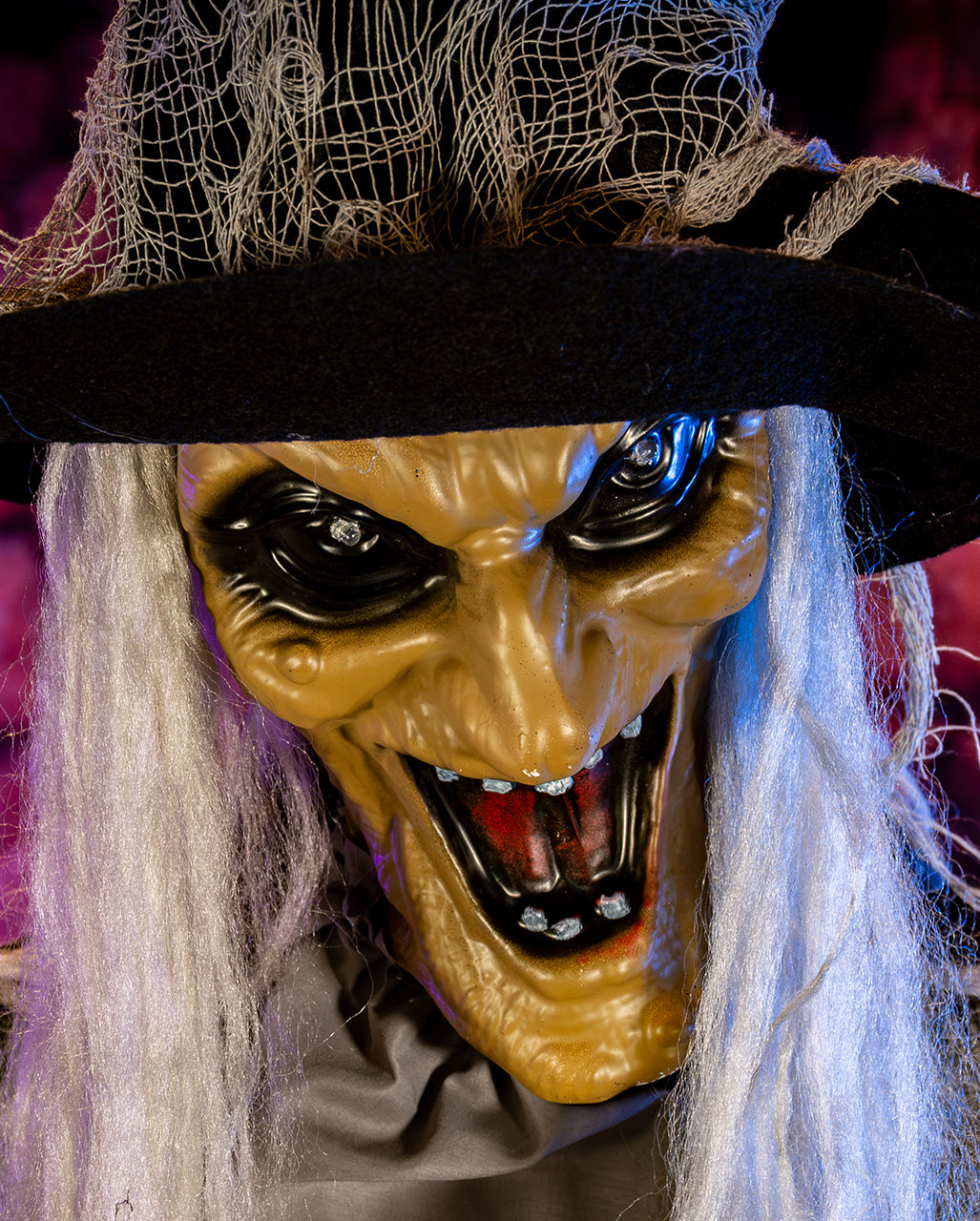 Fetzenhexe Velmora Halloween Animatronic 213cm