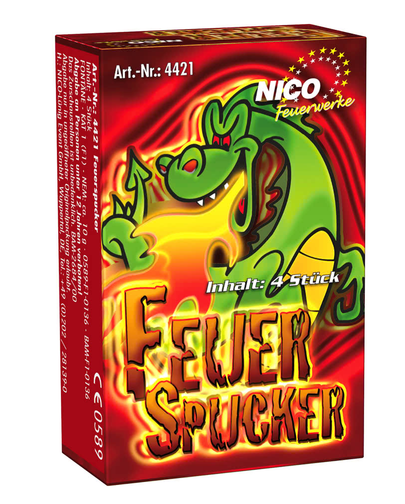 Feuerspucker 4er-Packung
