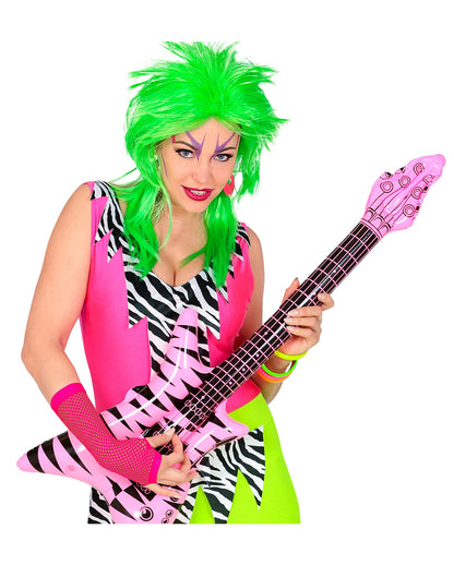 Neonpinke Netzhandschuhe