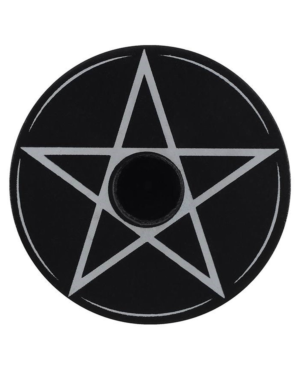 Flacher Pentagramm Kerzenständer