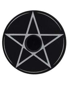 Flacher Pentagramm Kerzenständer