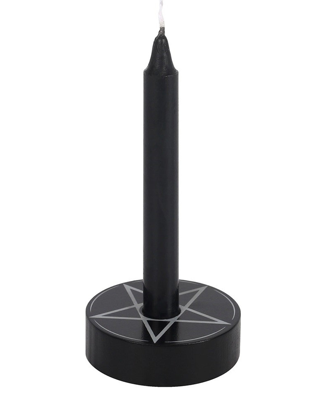 Flacher Pentagramm Kerzenständer