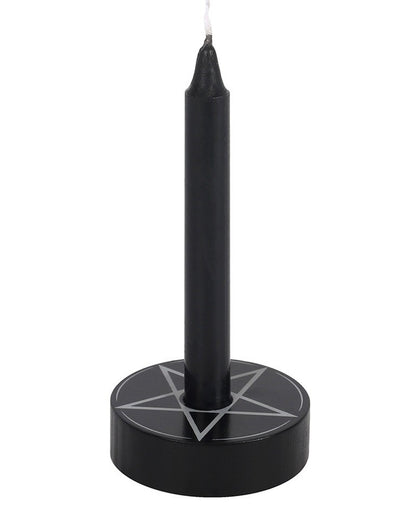 Flacher Pentagramm Kerzenständer