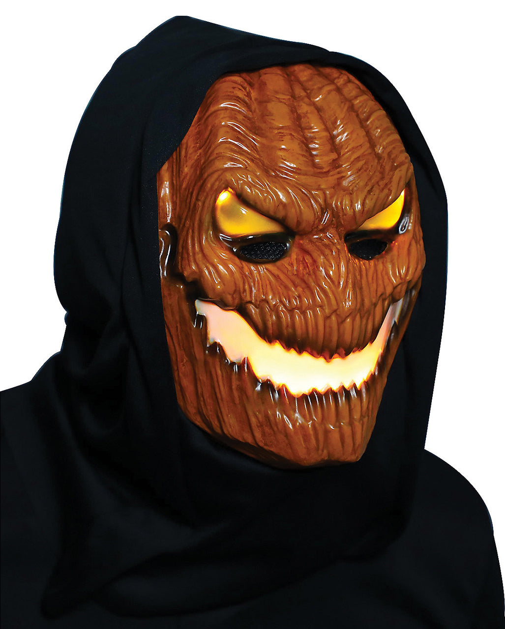 Fies leuchtende Kürbis LED Maske