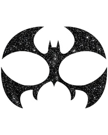 Glitzer Gesichtsaufkleber Fledermaus
