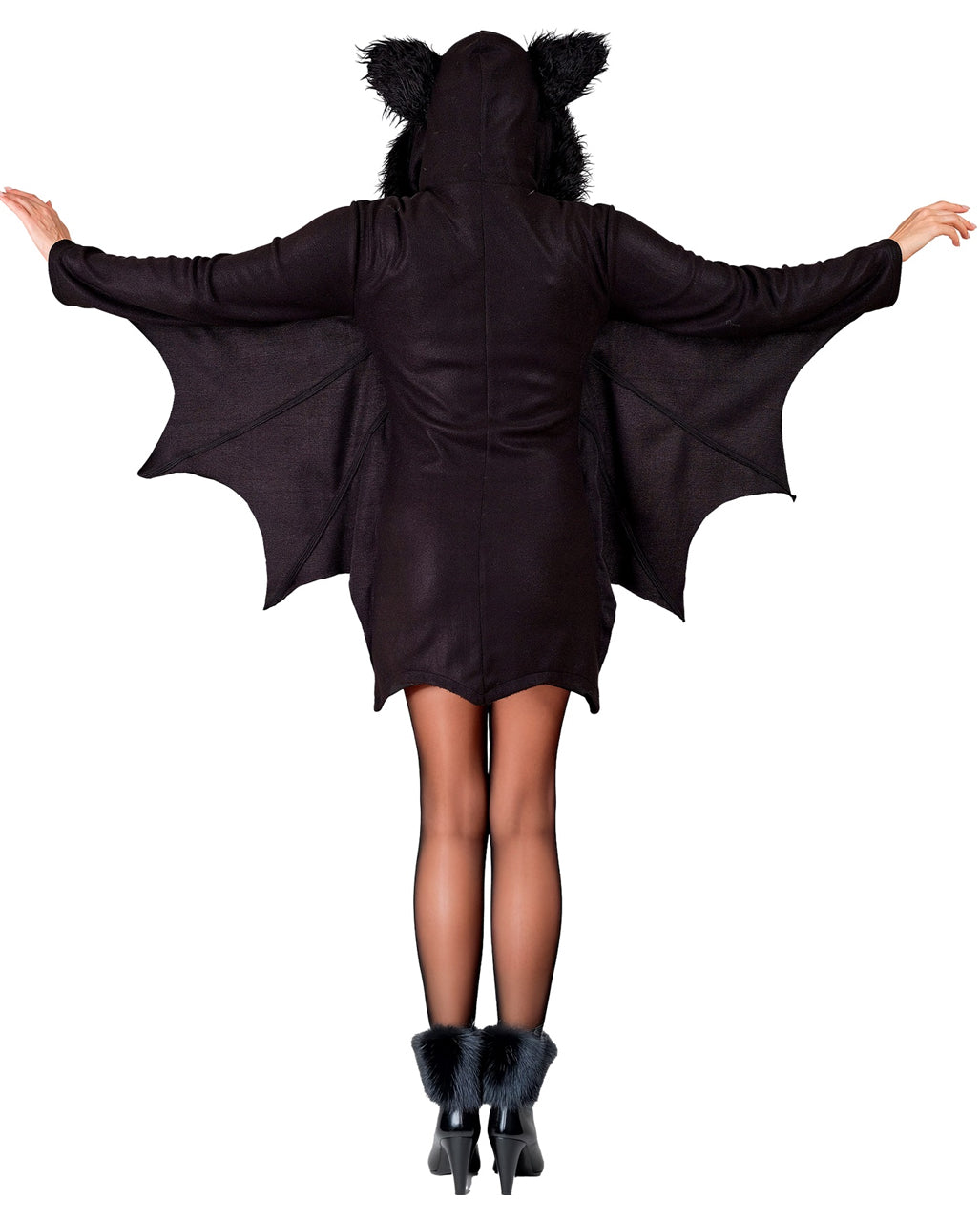 Fledermaus Kleid mit Kapuze