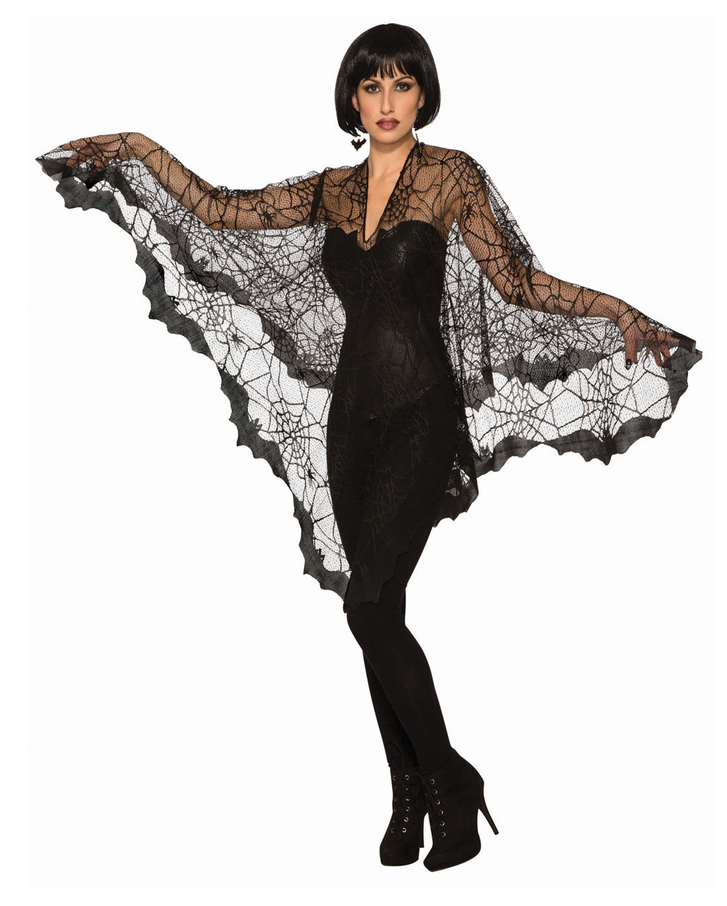 Fledermaus Spitzen Poncho