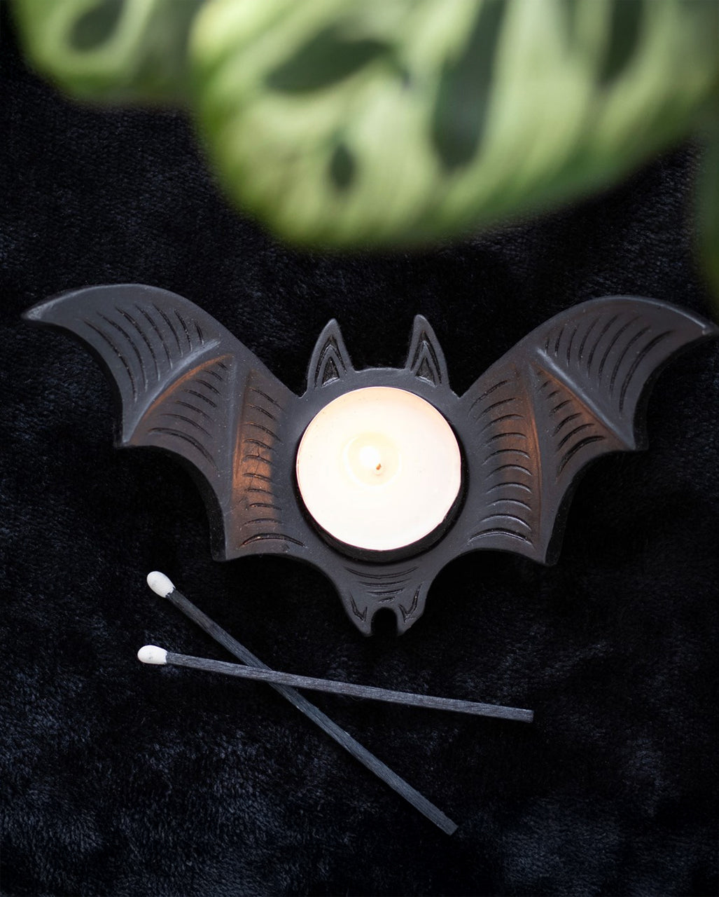 Bat Tealight Holder 15cm