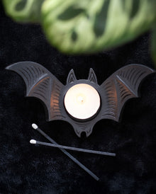 Fledermaus Teelicht-Kerzenhalter 15cm