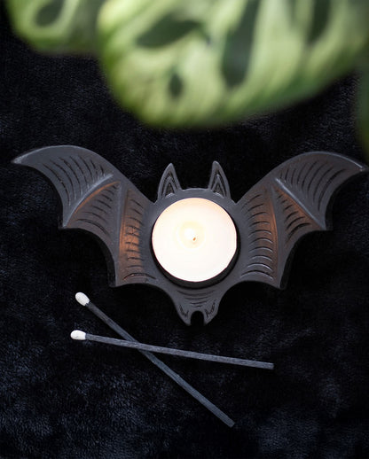 Bat Tealight Holder 15cm