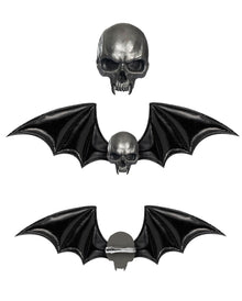 Fledermaus Totenschädel Haarschmuck