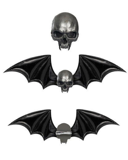 Fledermaus Totenschädel Haarschmuck