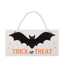 Trick or Treat Fledermaus Hängeschild