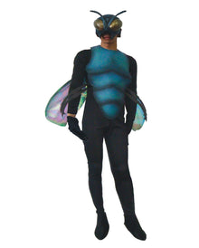 Stubenfliegekostüm mit Maske & Flügeln