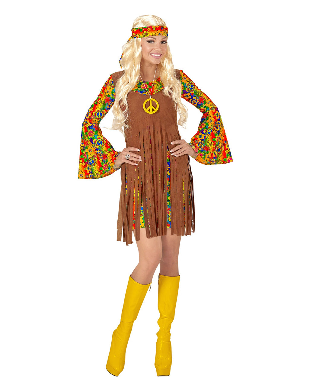 Flower Power Hippie Girl Kostümkleid