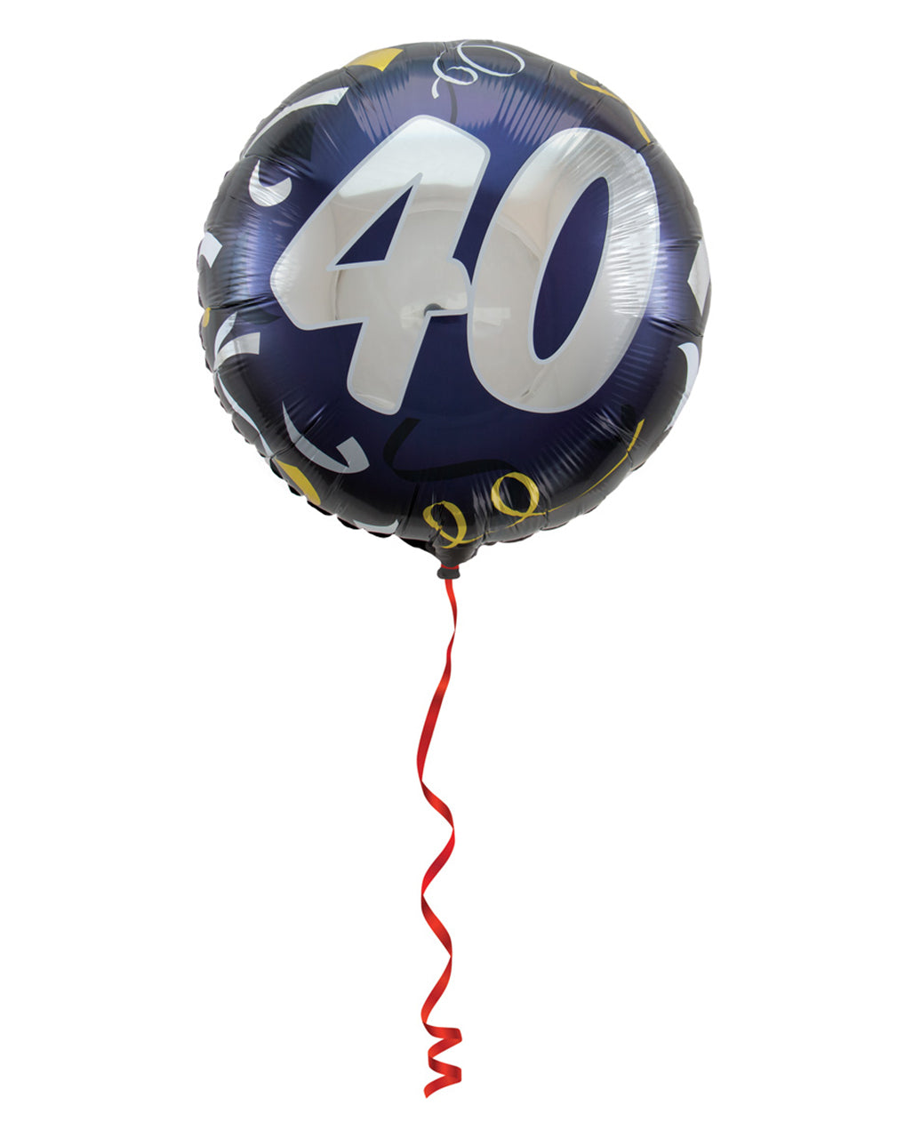 Foil Balloon 40 Black-gold 45cm