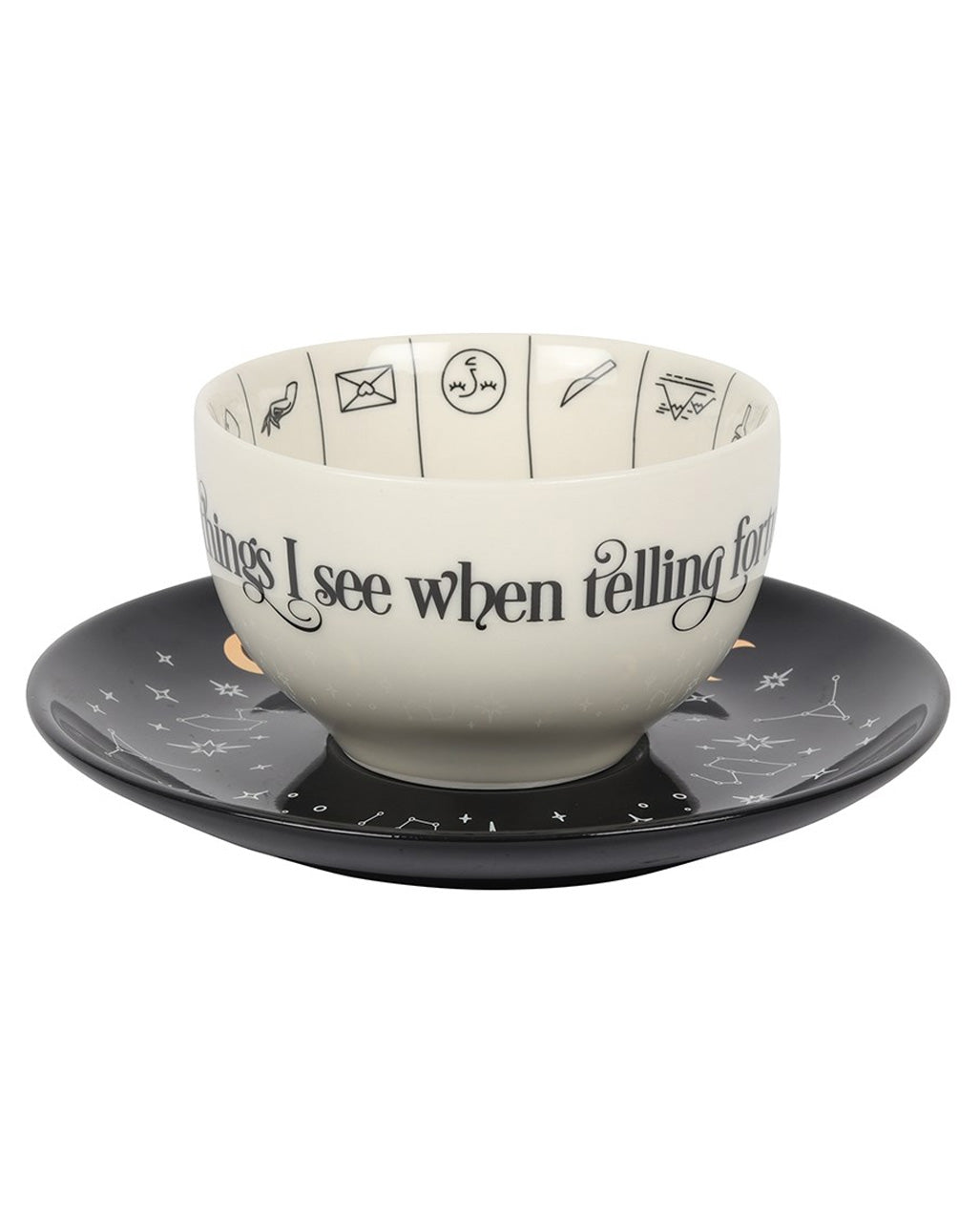Wahrsage Tasse & Unterteller