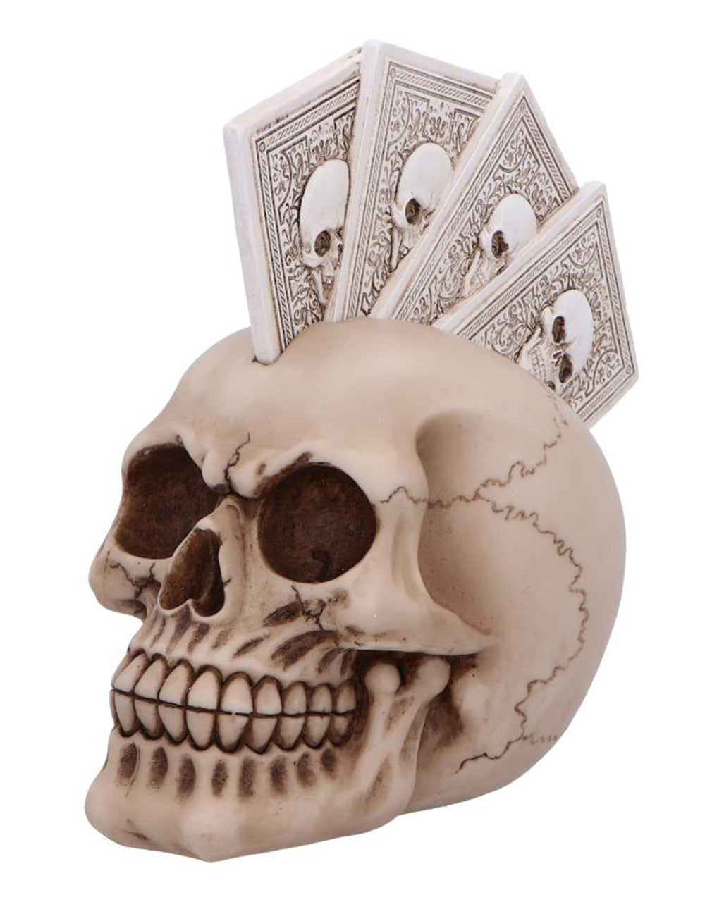 Four of a Kind Poker Totenkopf 19cm