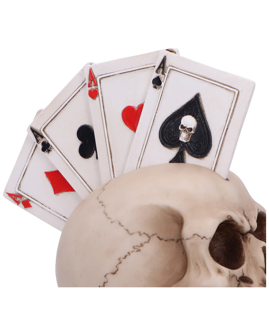Four of a Kind Poker Totenkopf 19cm