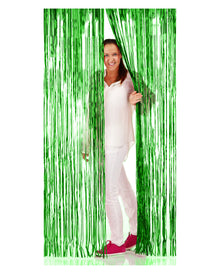 Grüner Fransen Vorhang 1x2m