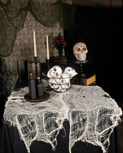 Halloween Lumpenstoff Beige 300x75cm