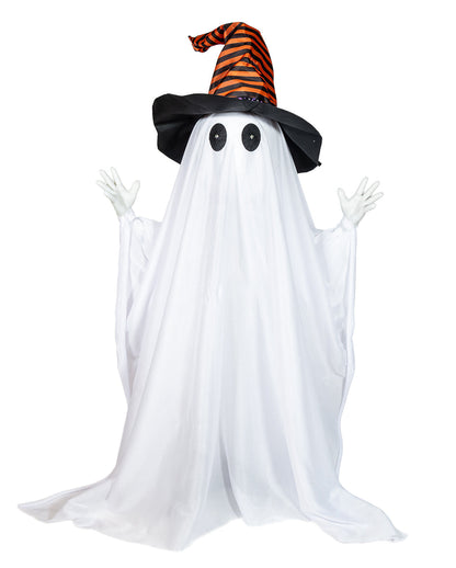 Freches Gespenst mit Hexenhut Halloween Animatronic 80cm