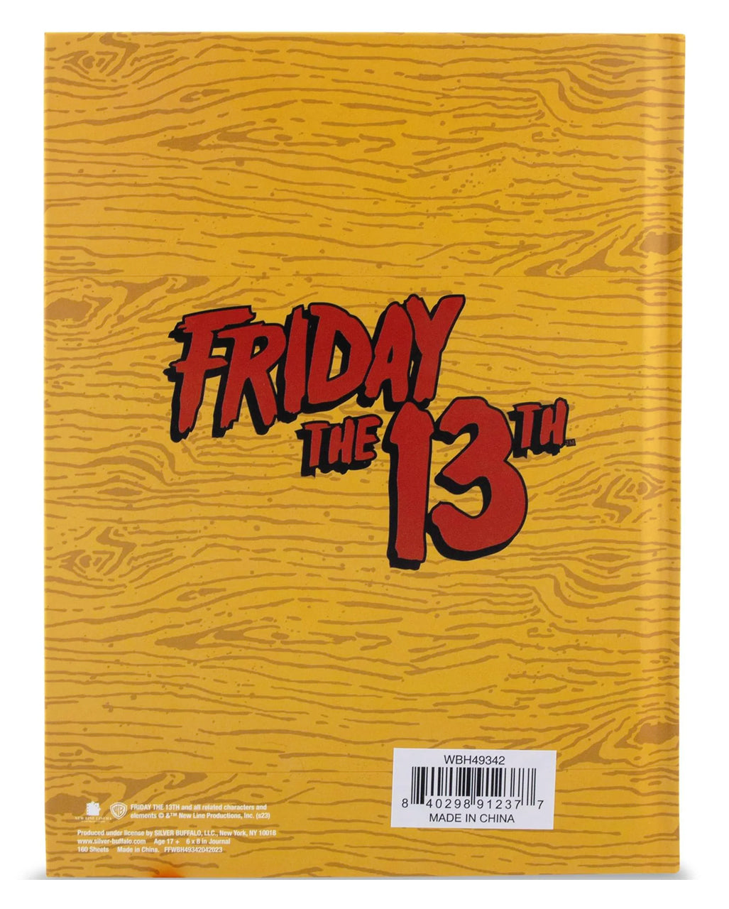 Notizbuch Freitag der 13. Camp Crystal Lake