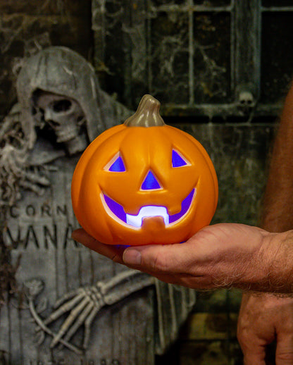 Friendly Halloween Pumpkin With Light 12cm