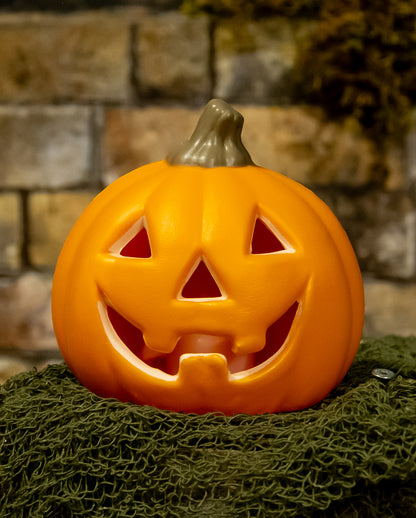 Friendly Halloween Pumpkin With Light 12cm