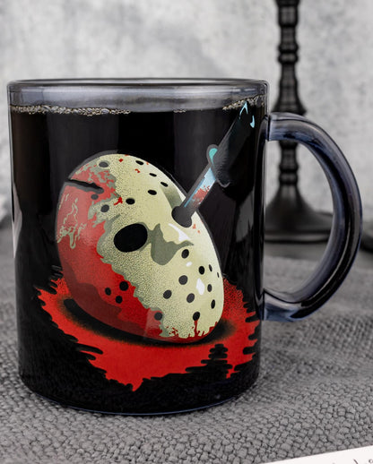 Freitag der 13. Jason Eishockey Maske Glas Tasse