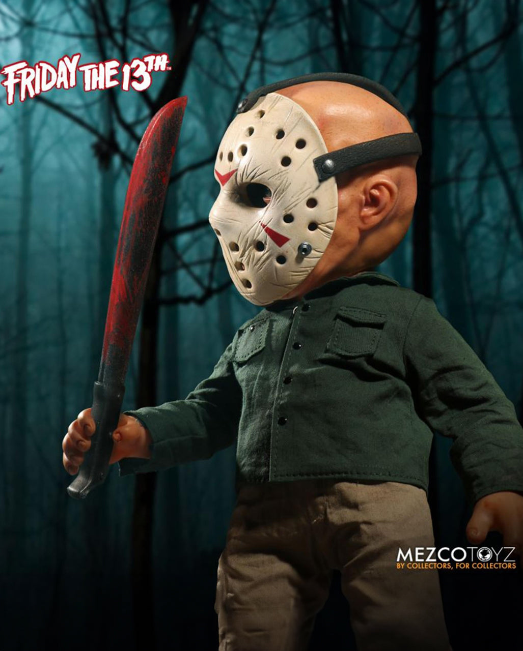 Freitag der 13. Jason Voorhees Figur mit Sound 38cm