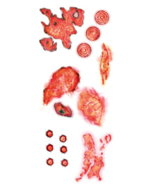 FX Brandwunden Trauma Klebetattoo