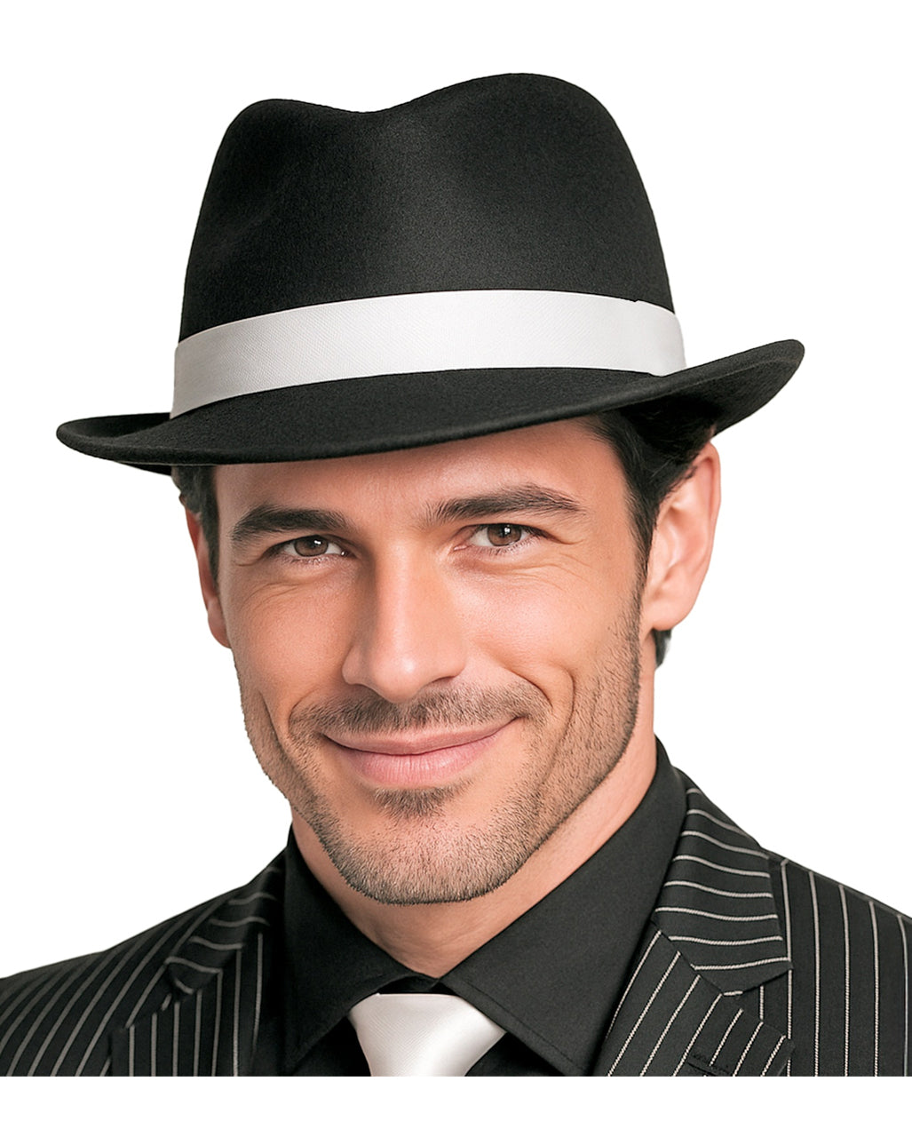 Mafia Killer Hut mit weißem Band