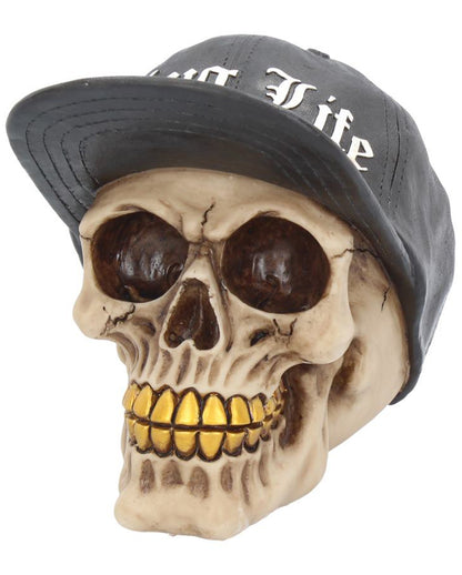 Gangster Totenkopf "Thug Life" 15,8cm