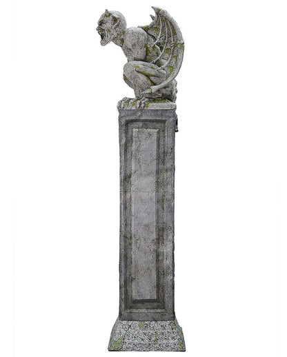 Gigantische Säule & Gargoyle mit Licht & Sound 244cm