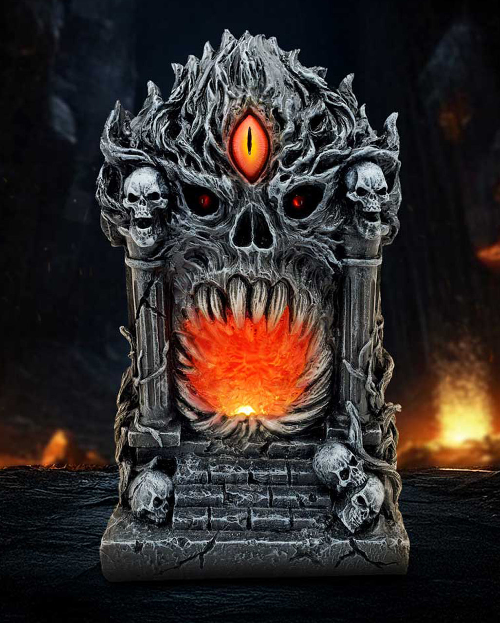 Gates of the Underworld - Statue mit LED 22cm