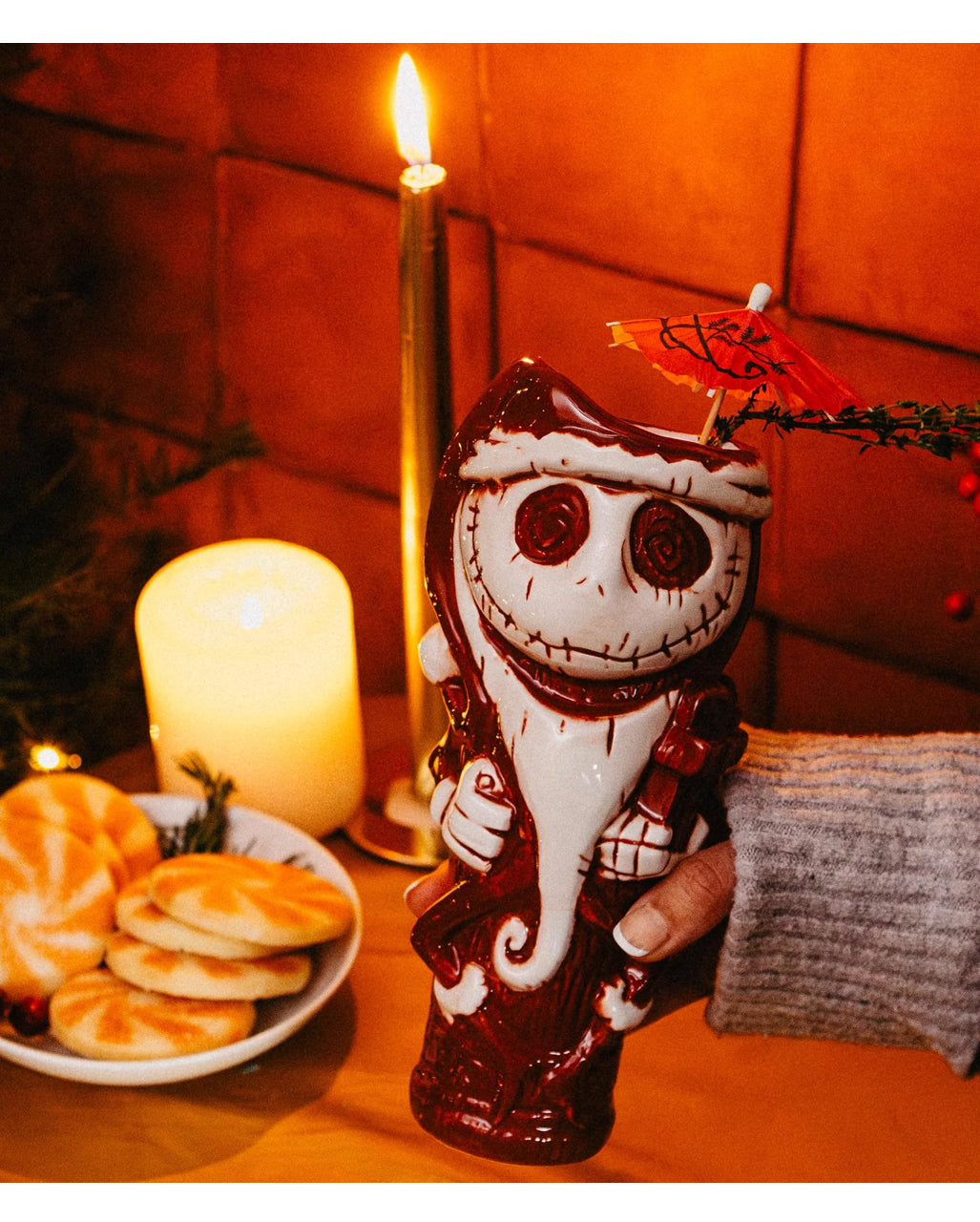 Geeki Tikis Disney TNBC Santa Jack Becher