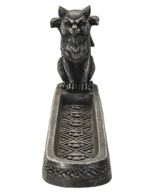 Drachen Katze Räucherstäbchenhalter