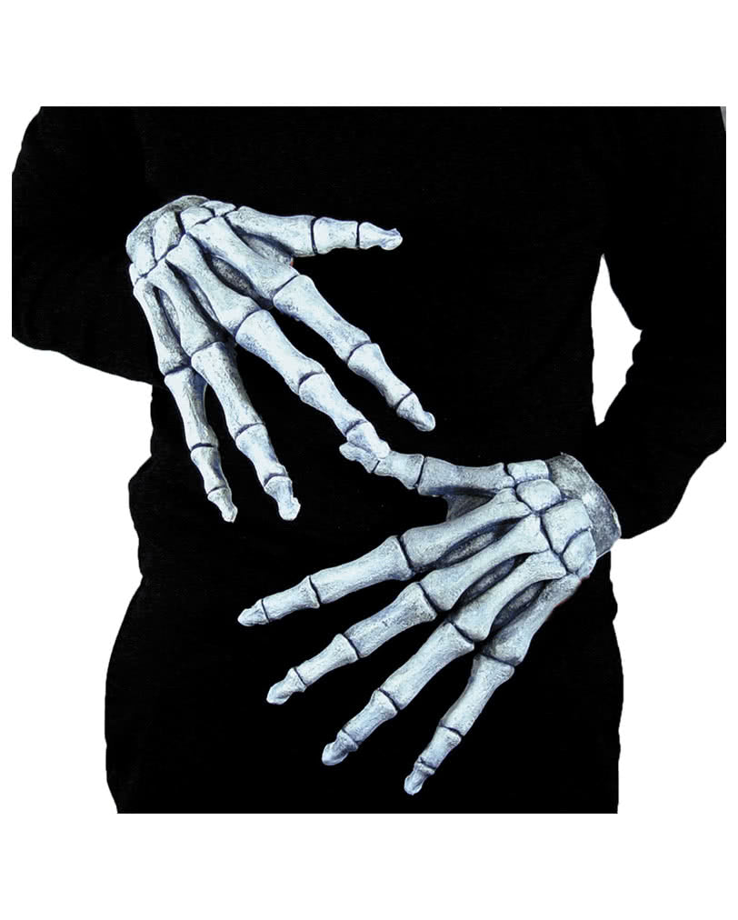 Grüne Geister Hände Handschuhe