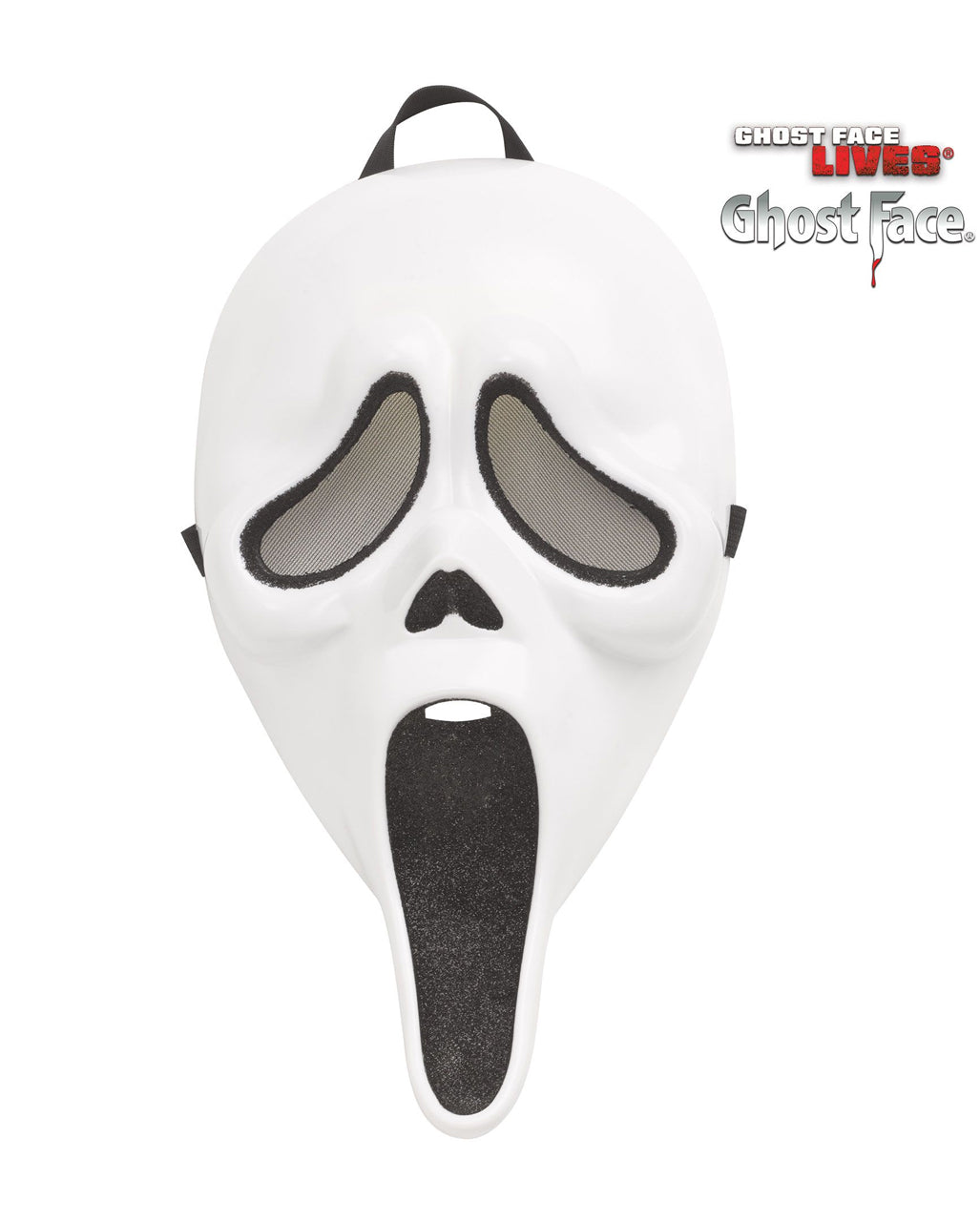 Ghost Face Damen Glitzer Kostüm mit Maske