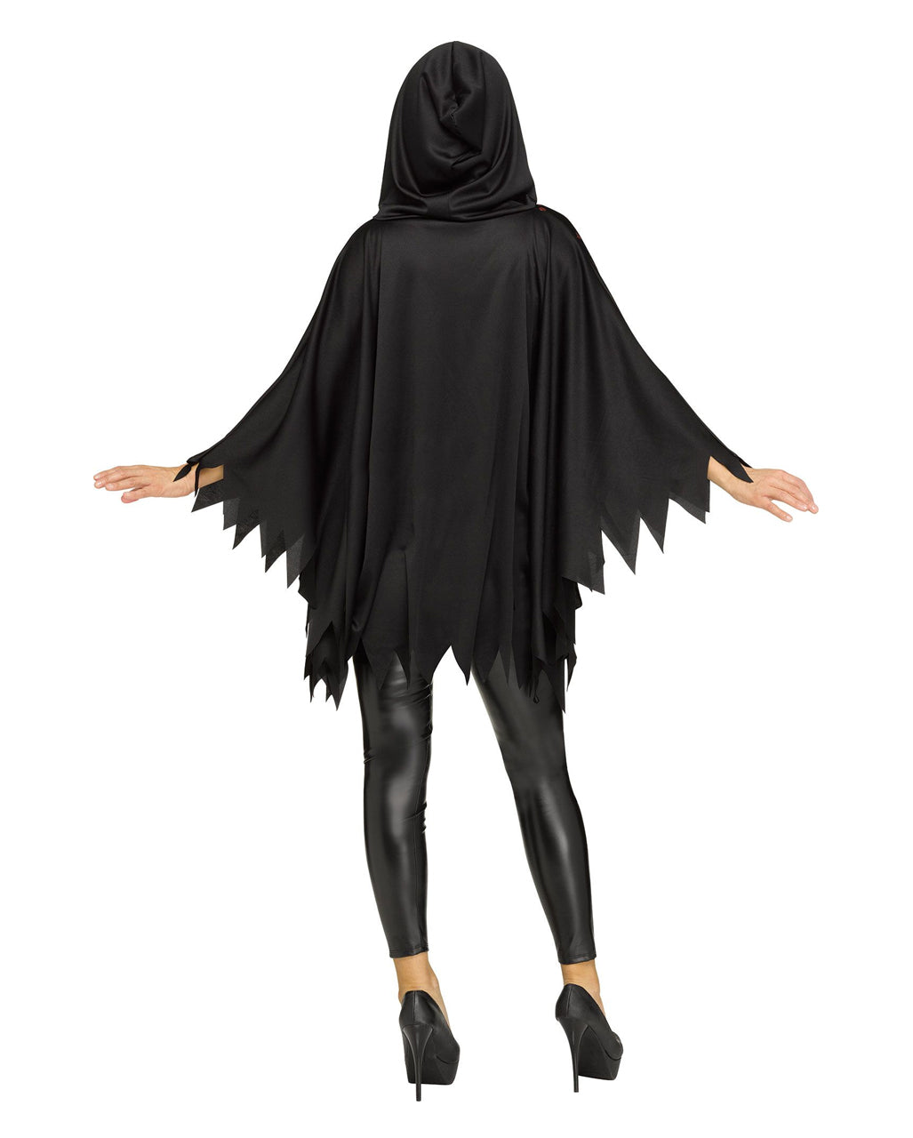 Glitzer Poncho Ghost Face