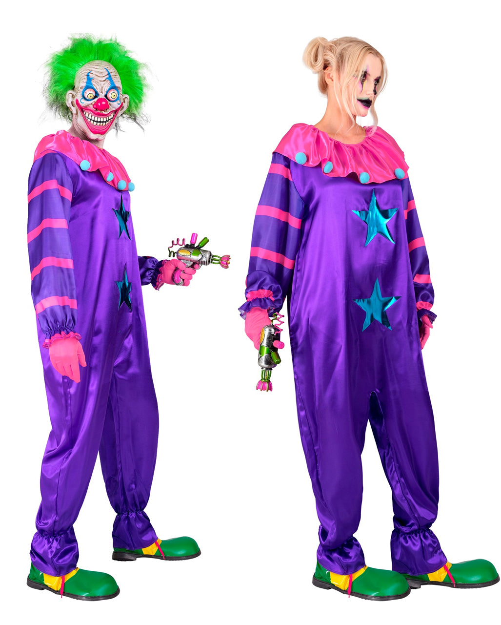 Gift Violettes Horrorclown Kostüm