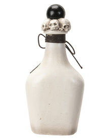 Giftflasche mit Totenkopf Motte & Auge 25cm
