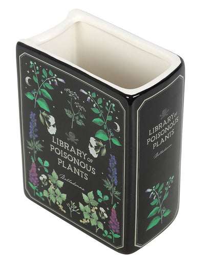 Giftpflanzen-Blumenvase in Buchform 14,5cm
