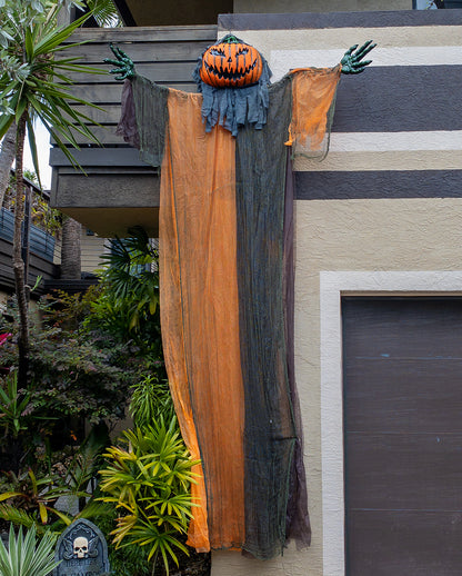 Giant Pumpkin Hanging Decoration With Light 360cm