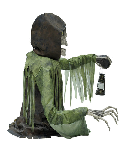 Gigantischer Skelett Groundbreaker Halloween Animatronic 147cm