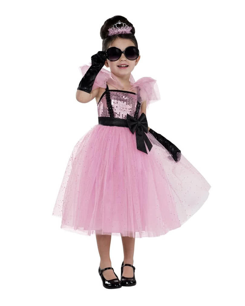 Rosa Glam Prinzessin Kostüm