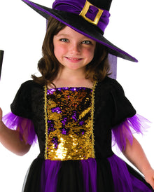 Magic Glitter Hexe Kinderkostüm