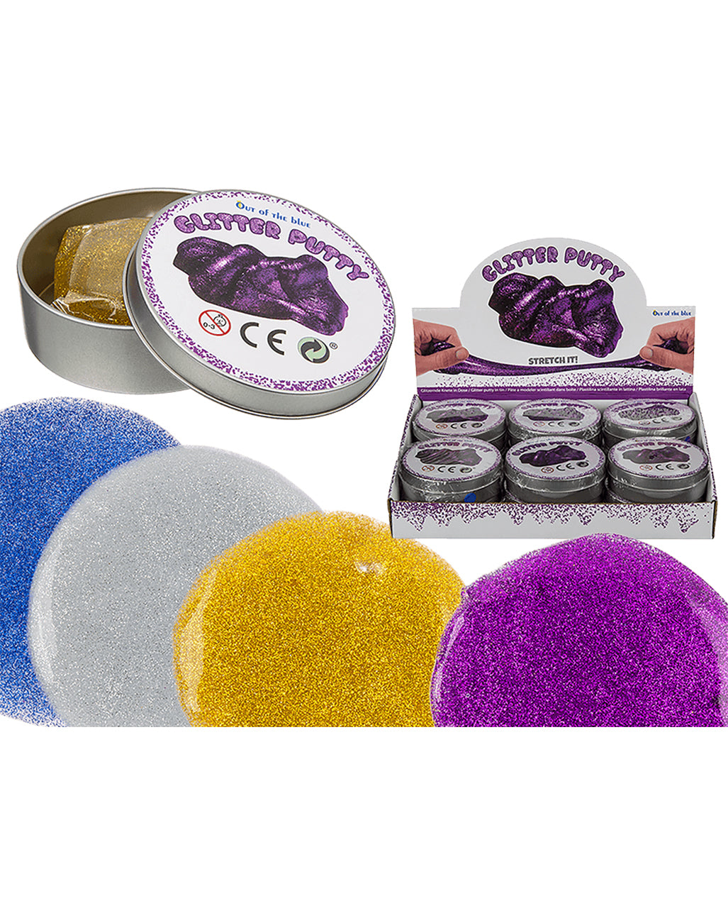 Glitter Putty In A Tin